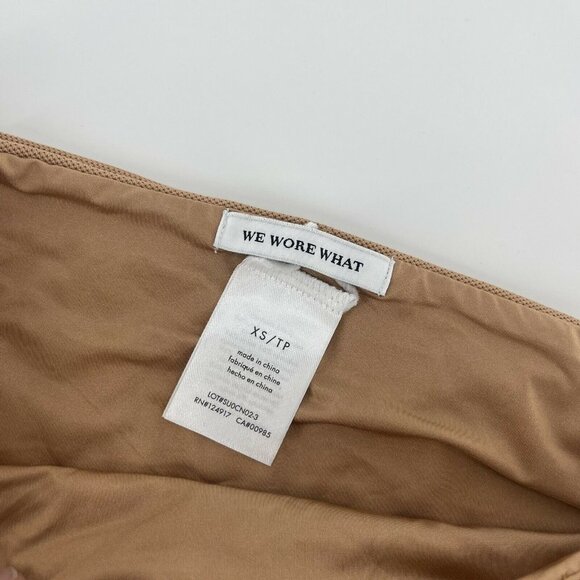 We Wore What Emily Belted Waist Bikini Bottom, Size XS - Picture 3 of 3